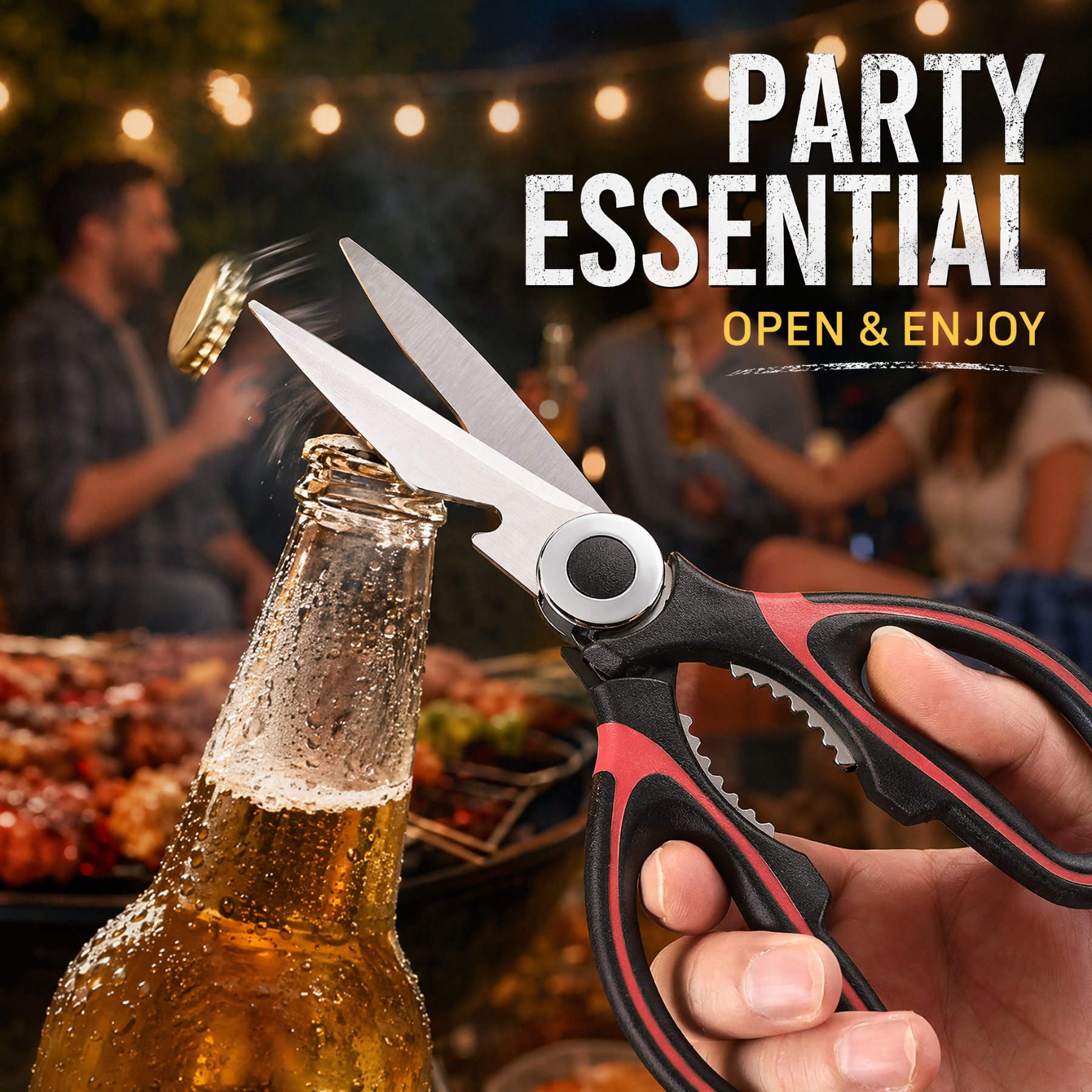 Meal Prep With Chicken - Household Stainless Steel Kitchen Scissors Heavy