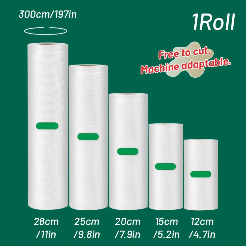 Meal Prep Bag - 3m/roll vacuum seal bags - durable,