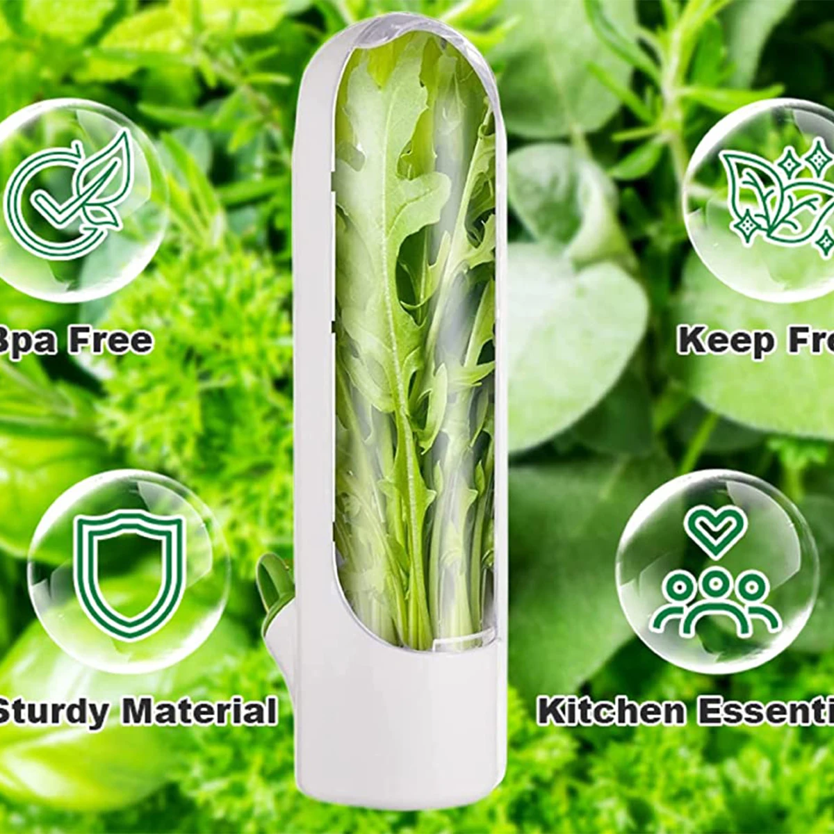 Herb Keeper Bottle - 1/2/3PCS Herb Saver Storage Container Fresh