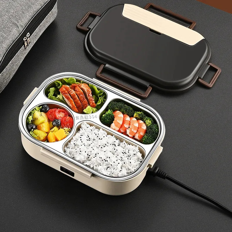 Meal Prep Bag - Electric Heated Lunch Boxes Stainless Steel
