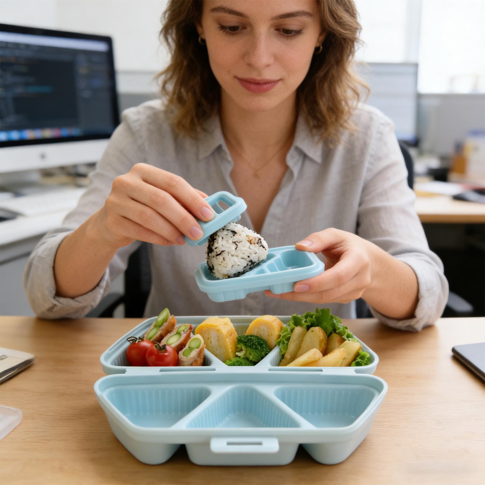 Rice Ball Mold 6-Cavity Japane - Meal Prep Japanese ulasan dan harga