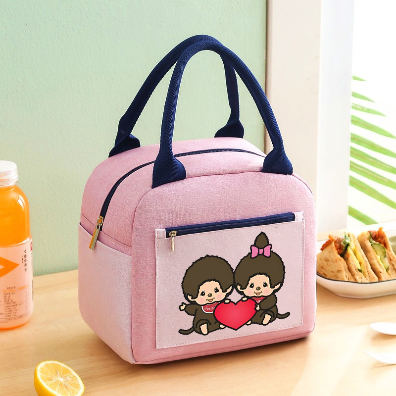 Monchhichi Lunch Bag Cute Cart - Meal Prep Bag ulasan dan harga