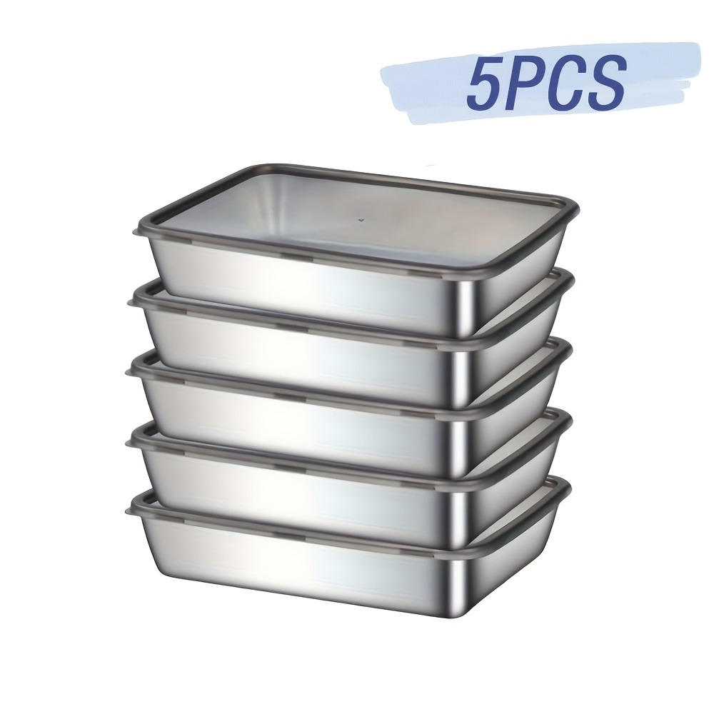 5-Piece Stainless Steel Food S - Meal Prep Kit ulasan dan harga