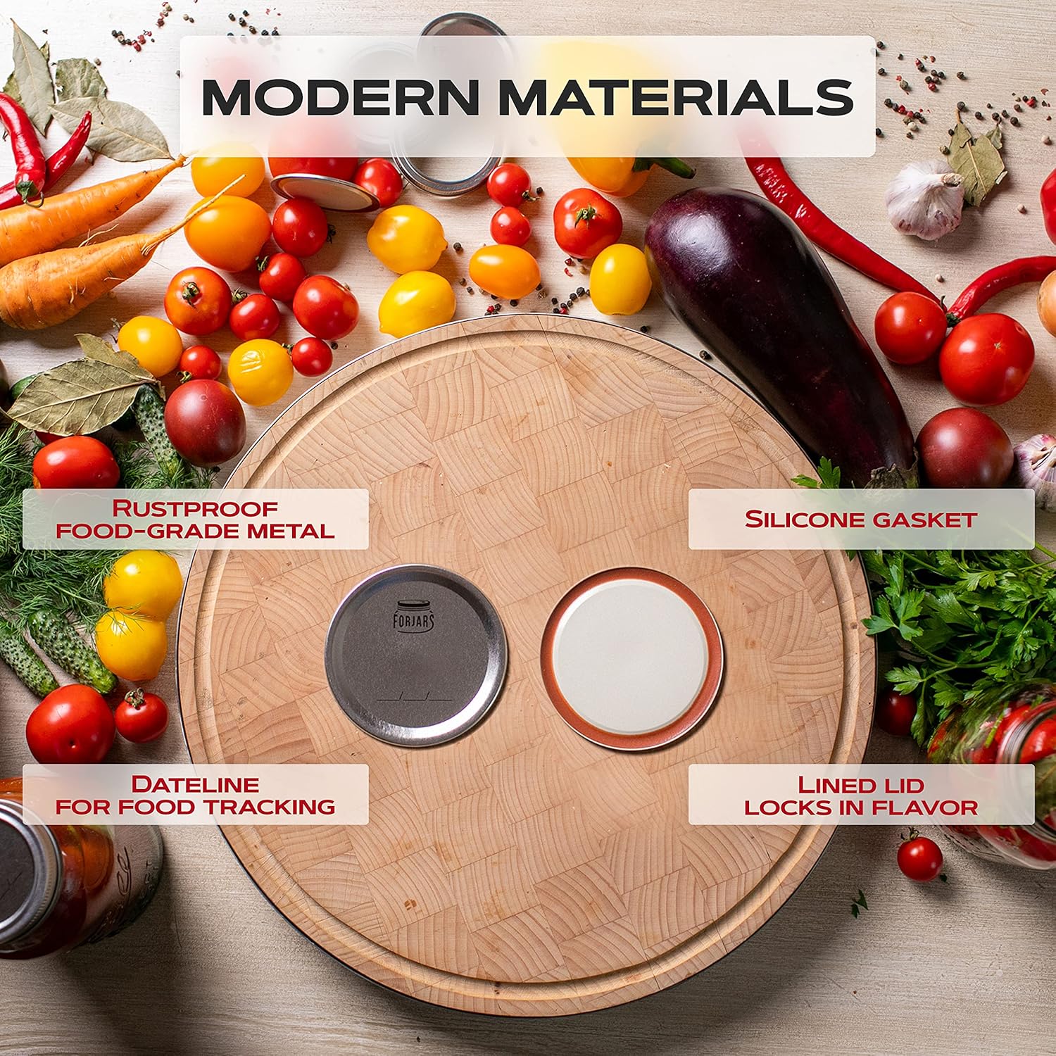 - Wide Mouth Canning Lids, 100 - Meal Prep Jars With Lids ulasan dan harga