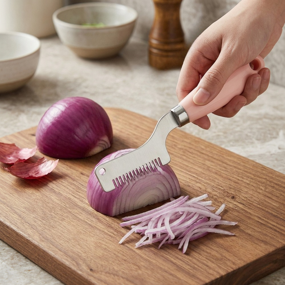 1pc Plastic Handle Scallion Ch - Meal Prep Restaurant ulasan dan harga
