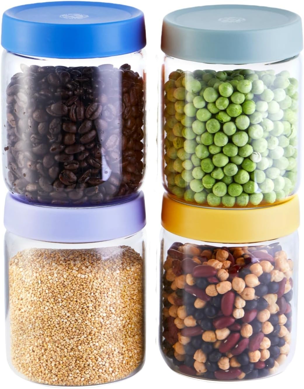 Premium 16oz Borosilicate Glas - Meal Prep Jars With Lids ulasan dan harga