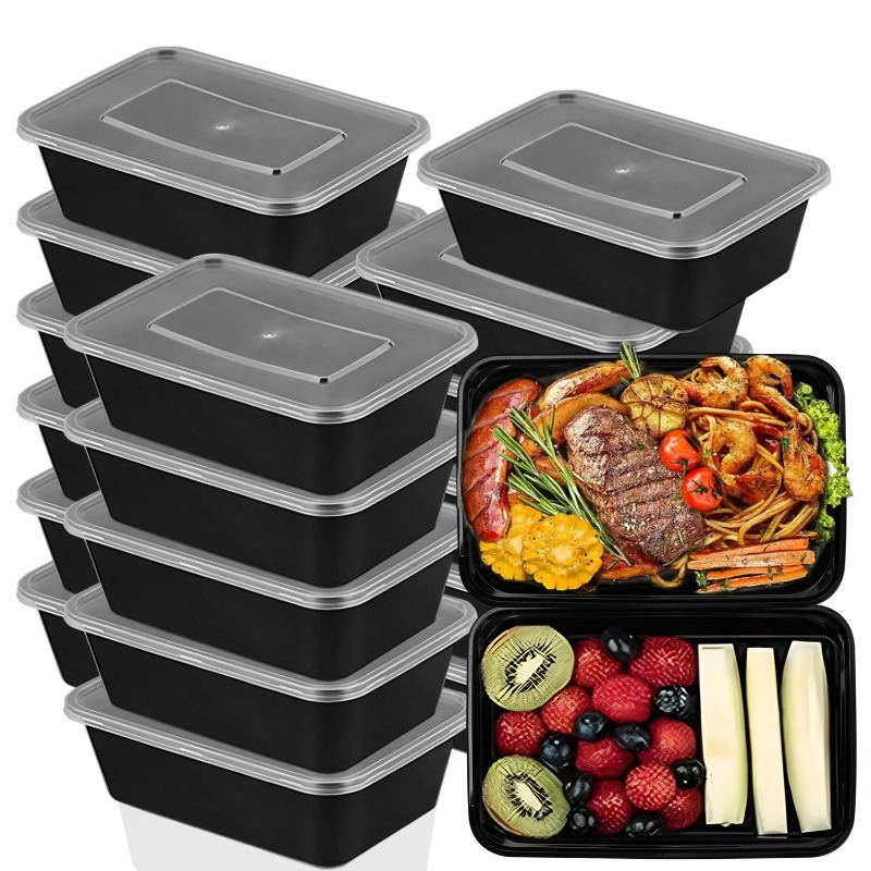 10/20x Food Storage Containers - Meal Prep Jars With Lids ulasan dan harga