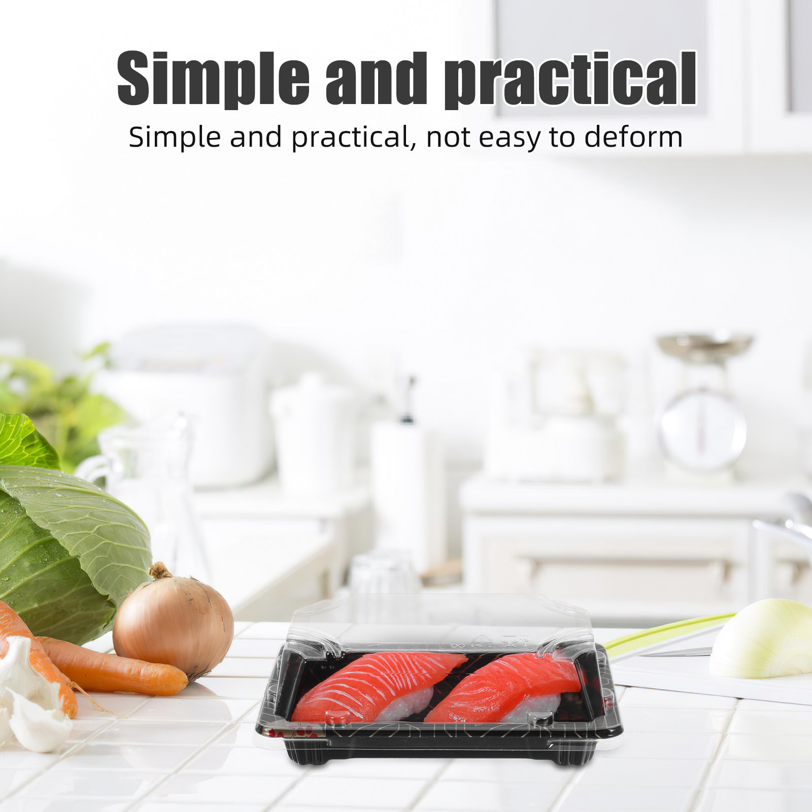 50Pcs Decorative Japanese Sush - Meal Prep Japanese ulasan dan harga