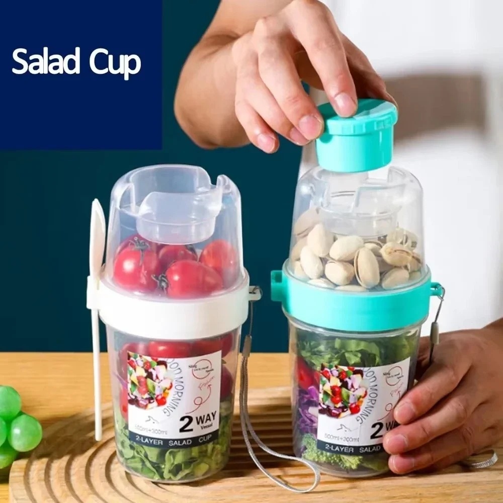 Portable Salad Cup Breakfast C - Meal Prep Kit ulasan dan harga