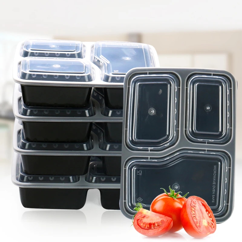 7 Pack 3 Compartment Meal Prep - Meal Prep Jars With Lids ulasan dan harga