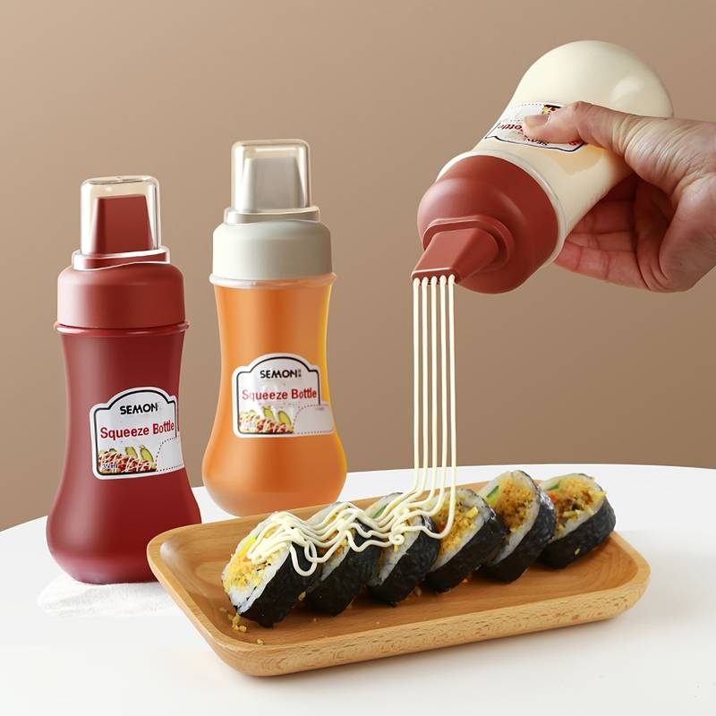 3pcs Squeeze Sauce Bottle Leak - Herb Keeper Bottle ulasan dan harga