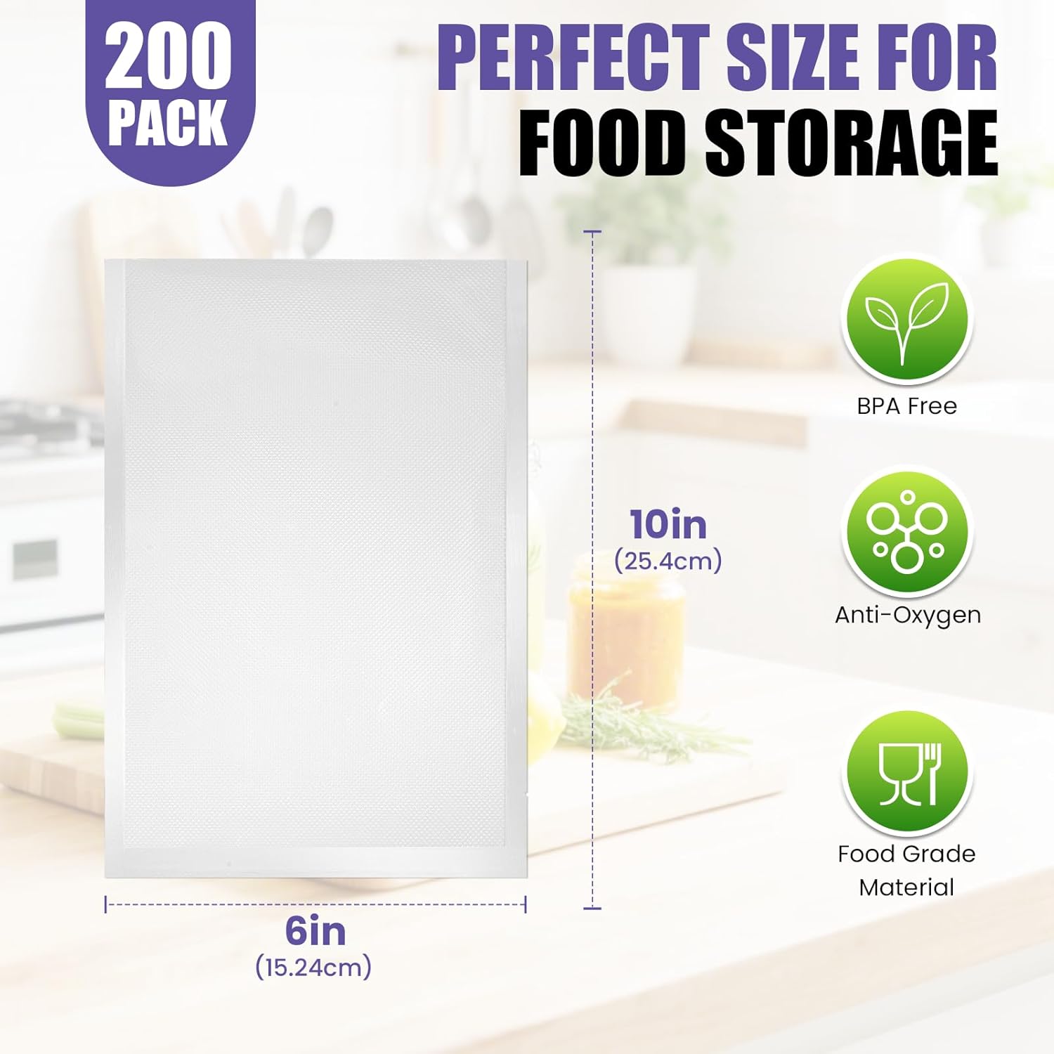 200 Pint Vacuum Sealer Bags 6