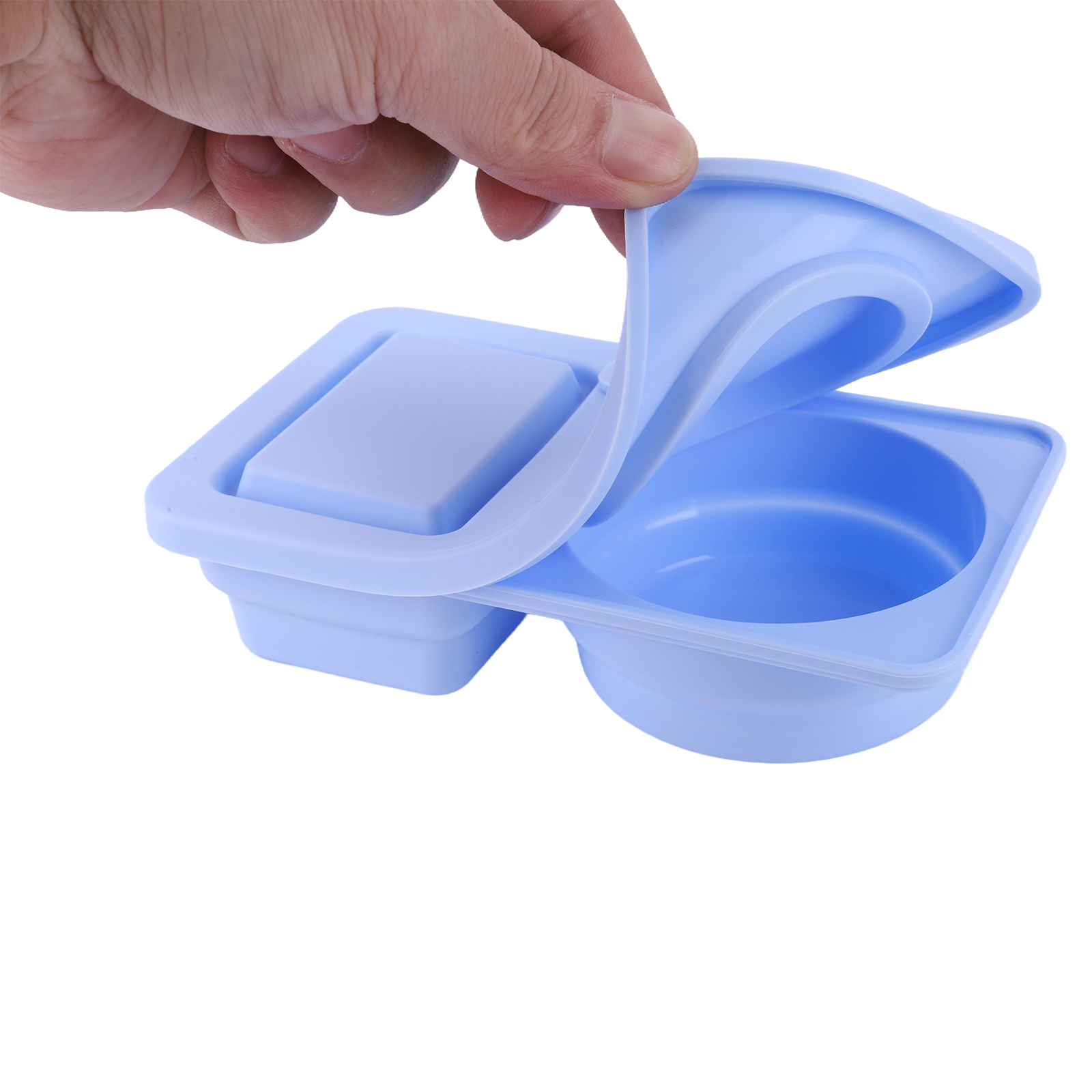 3Pcs Multi-Function 2 Grid Con - Meal Prep Jars With Lids ulasan dan harga