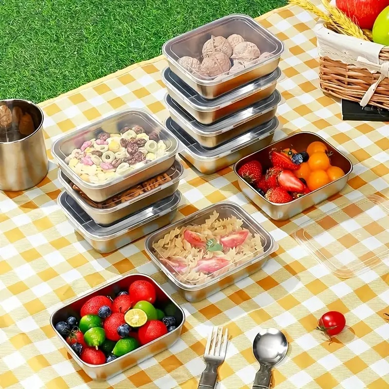 5-Piece Stainless Steel Food S - Meal Prep Kit ulasan dan harga