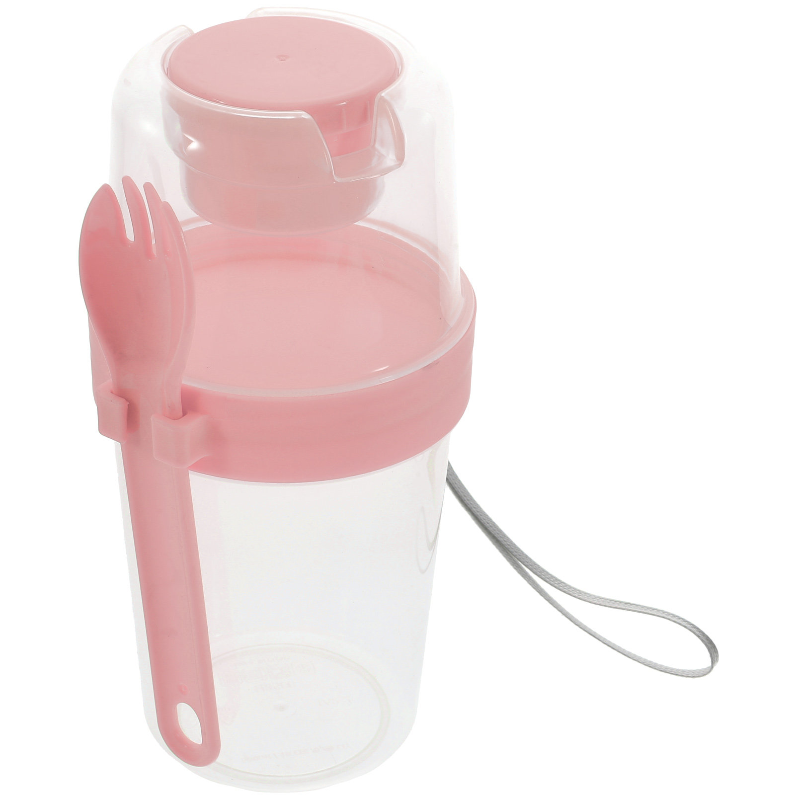 1Set Double-Layer Portable Sal - Meal Prep Jars With Lids ulasan dan harga