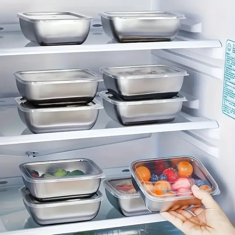 5pcs Stainless Steel Food Stor - Meal Prep Kit ulasan dan harga