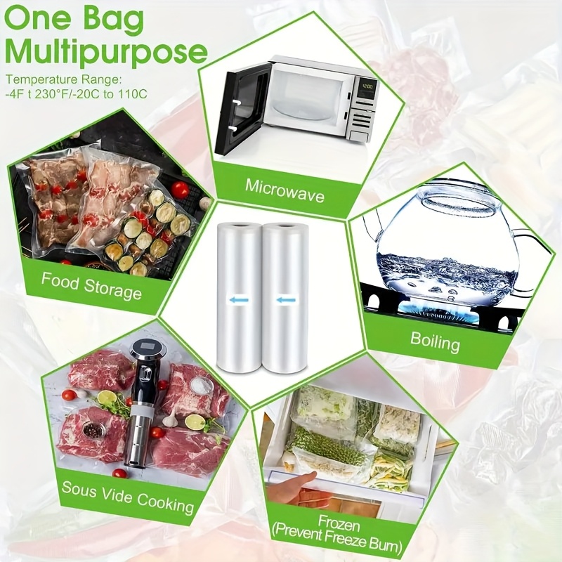 3m/roll vacuum seal bags - dur - Meal Prep Bag ulasan dan harga