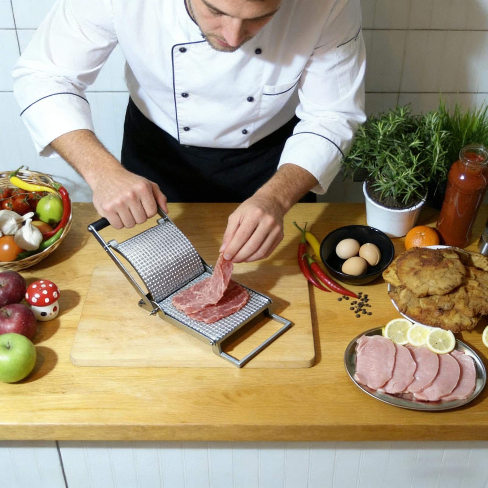 Meat Tenderizer Stainless Stee - Meal Prep With Chicken ulasan dan harga