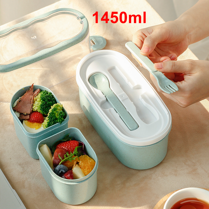 1450ML lunch box high food con - Meal Prep Japanese ulasan dan harga