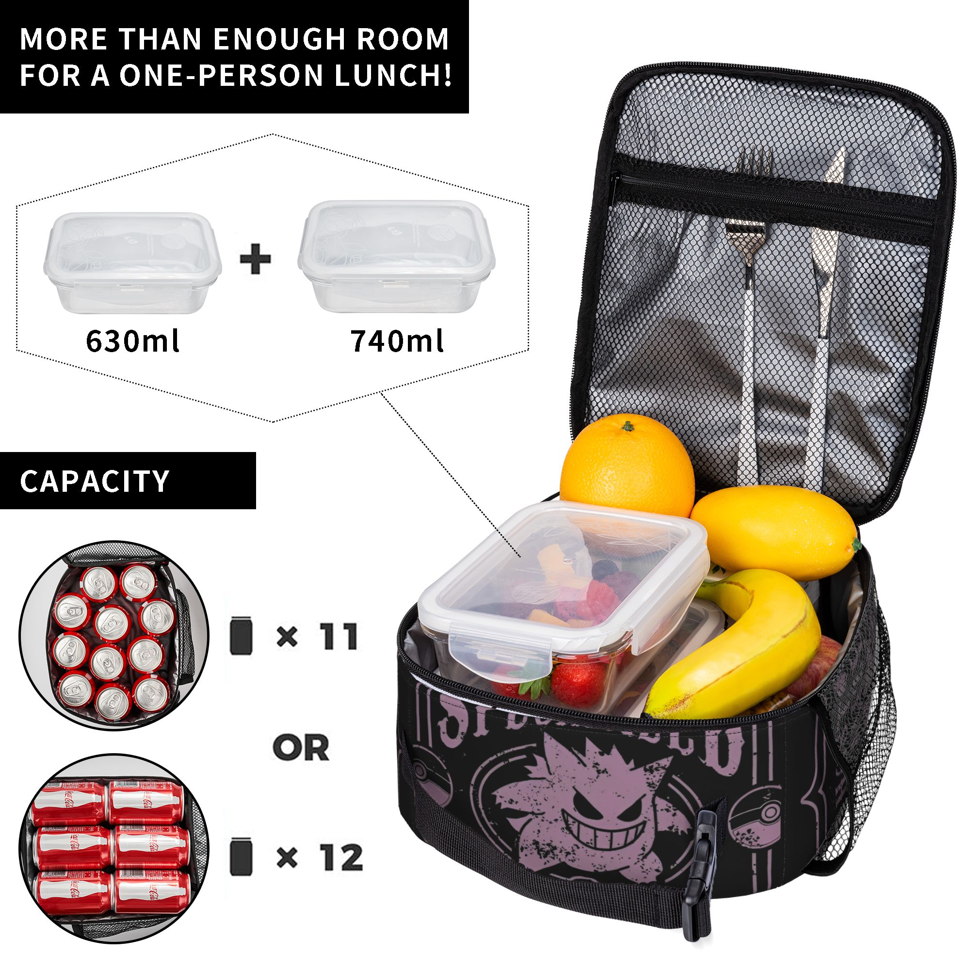Gengar The Spooky Pokemon Insu - Meal Prep Bag ulasan dan harga