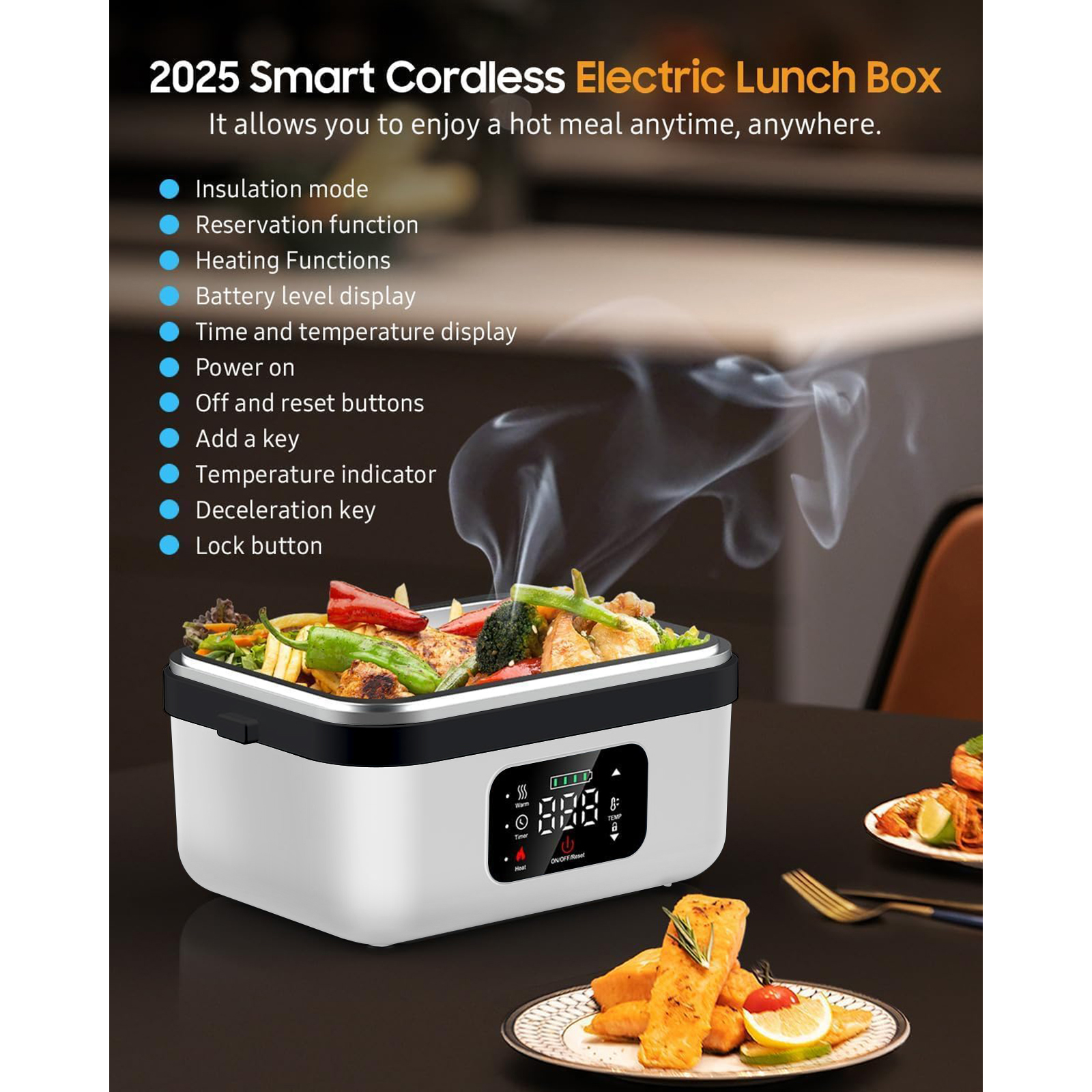 8000mAh Rechargeable Timer Aut - Meal Prep Bag ulasan dan harga
