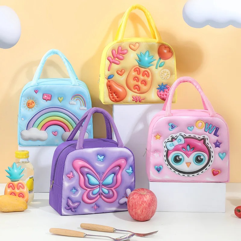 Children's Lunch Box Bag 3D Ca - Meal Prep Bag ulasan dan harga