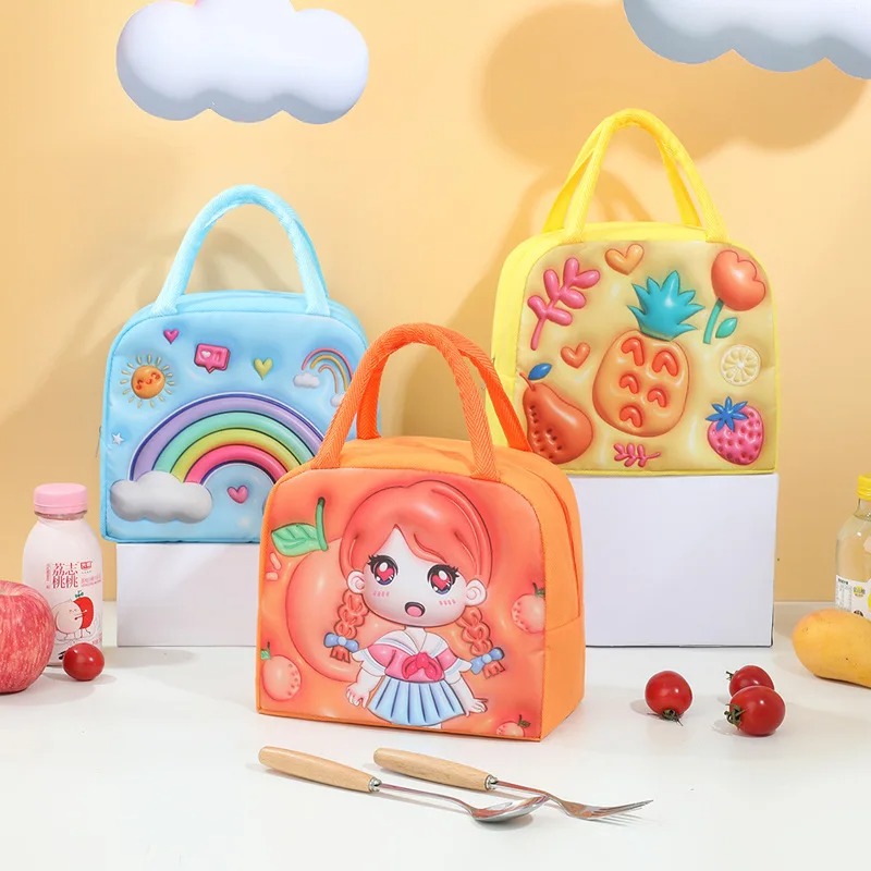 Children's Lunch Box Bag 3D Ca - Meal Prep Bag ulasan dan harga