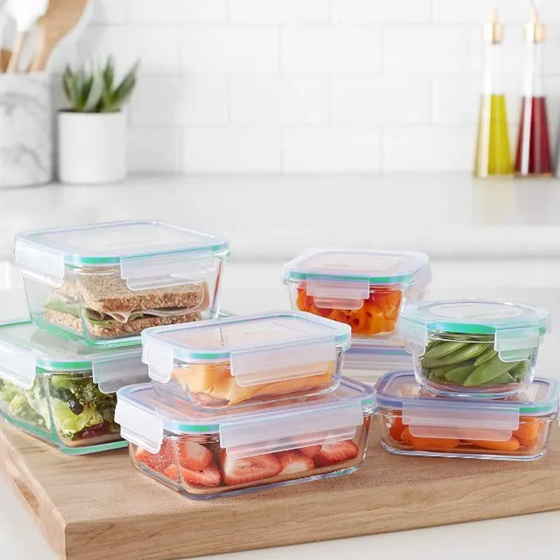 Glass Food Storage Containers  - Meal Prep Jars With Lids ulasan dan harga
