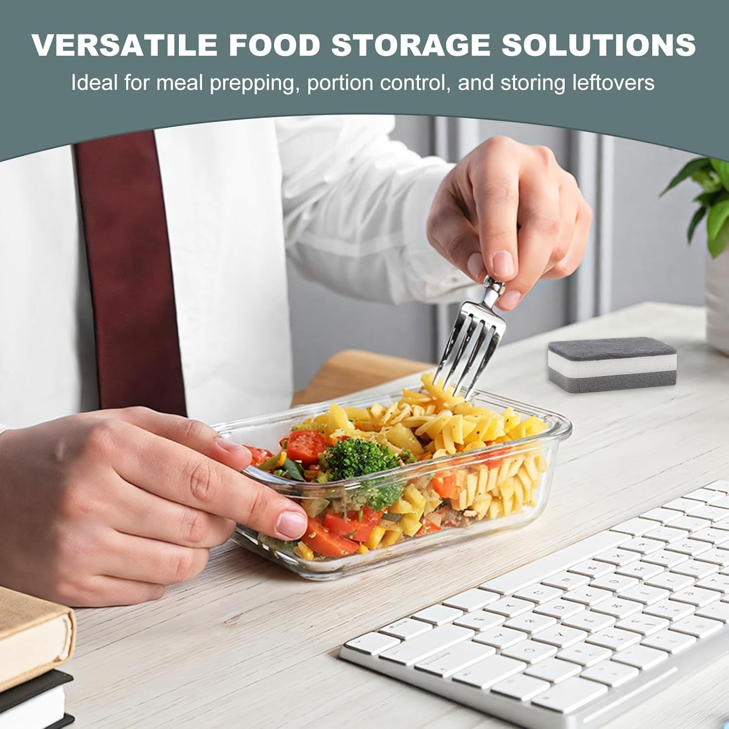 Glass Food Storage Containers  - Meal Prep Jars With Lids ulasan dan harga