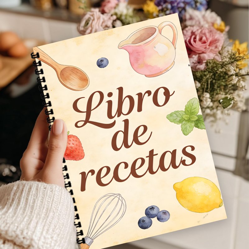 A5 Paper Spanish Recipe Book,  - Meal Prep Recipes Healthy ulasan dan harga