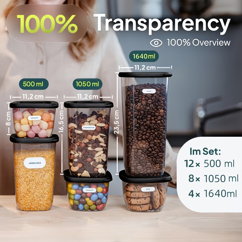 10/24pcs Set: BPA-Free, Durabl - Meal Prep Idea ulasan dan harga