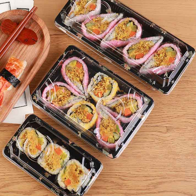 10Pcs Thickened Sushi Box With - Meal Prep Restaurant ulasan dan harga