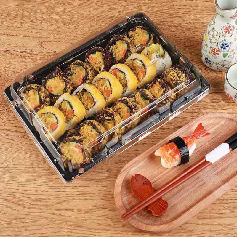 10Pcs Thickened Sushi Box With - Meal Prep Restaurant ulasan dan harga