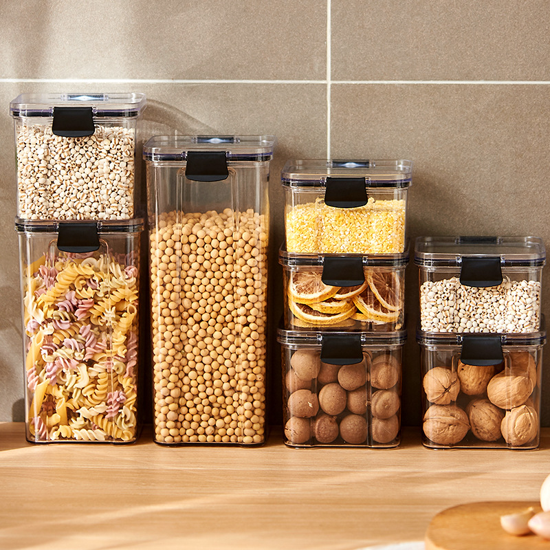 Sealed Jars Kitchen Grain Stor - Meal Prep Kit ulasan dan harga