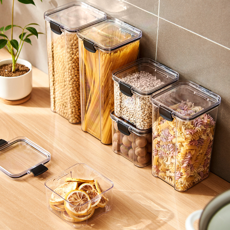Sealed Jars Kitchen Grain Stor - Meal Prep Kit ulasan dan harga