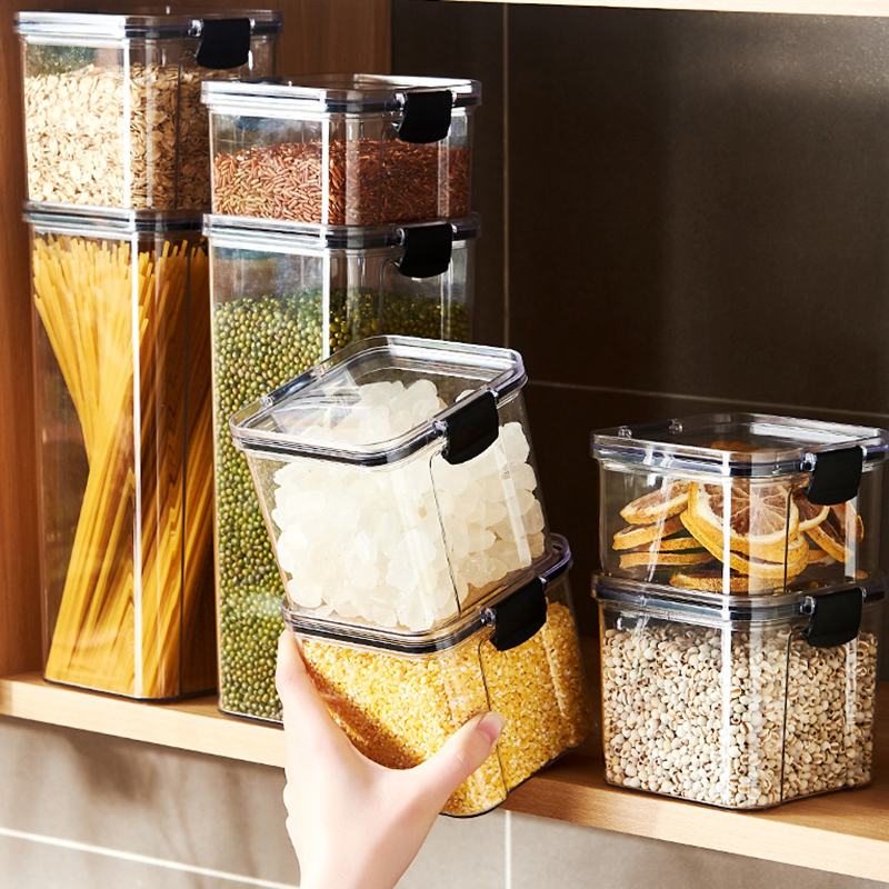 Sealed Jars Kitchen Grain Stor - Meal Prep Kit ulasan dan harga