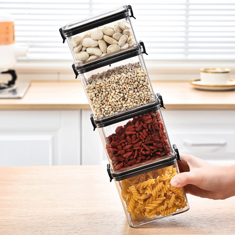 Sealed Jars Kitchen Grain Stor - Meal Prep Kit ulasan dan harga