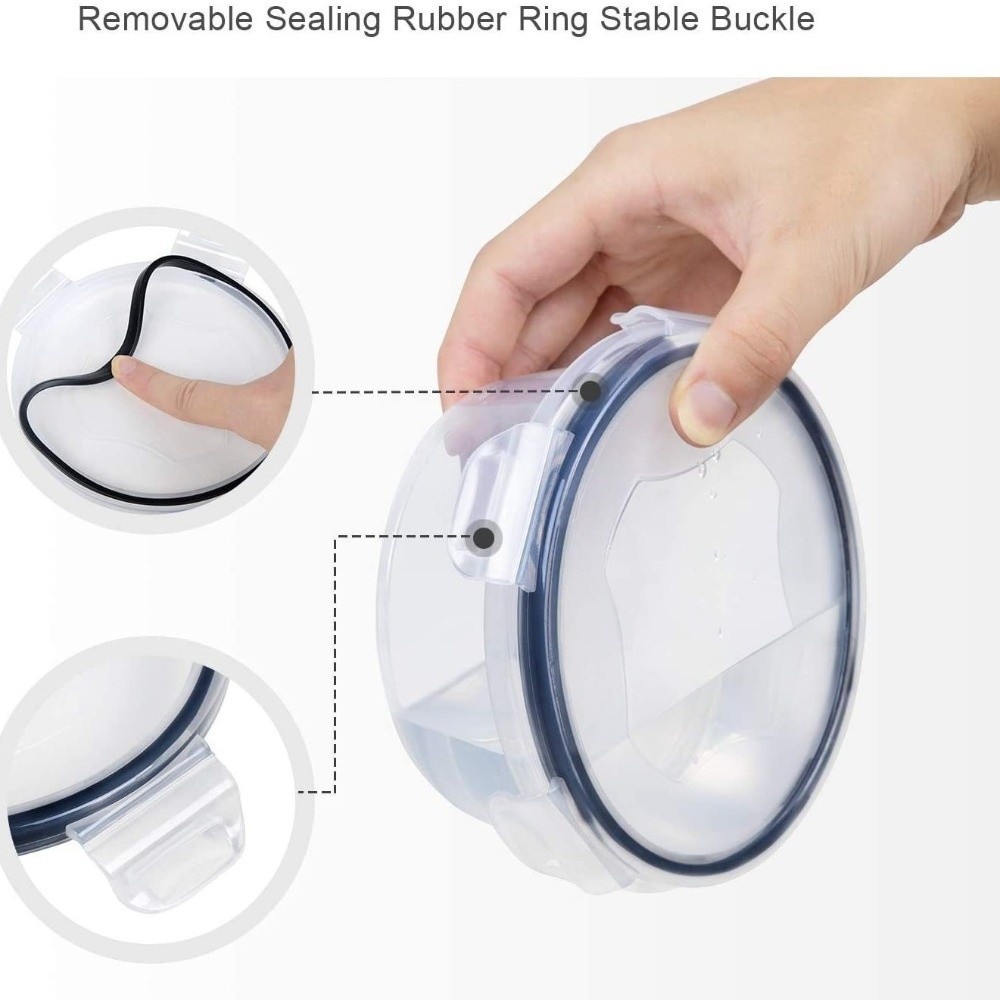 Transparent Airtight Food Cont - Meal Prep Kit ulasan dan harga