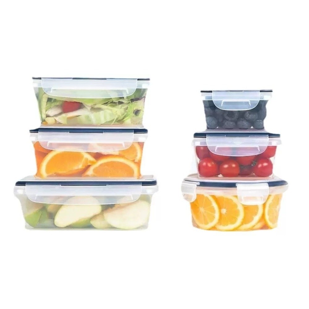Transparent Airtight Food Cont - Meal Prep Kit ulasan dan harga
