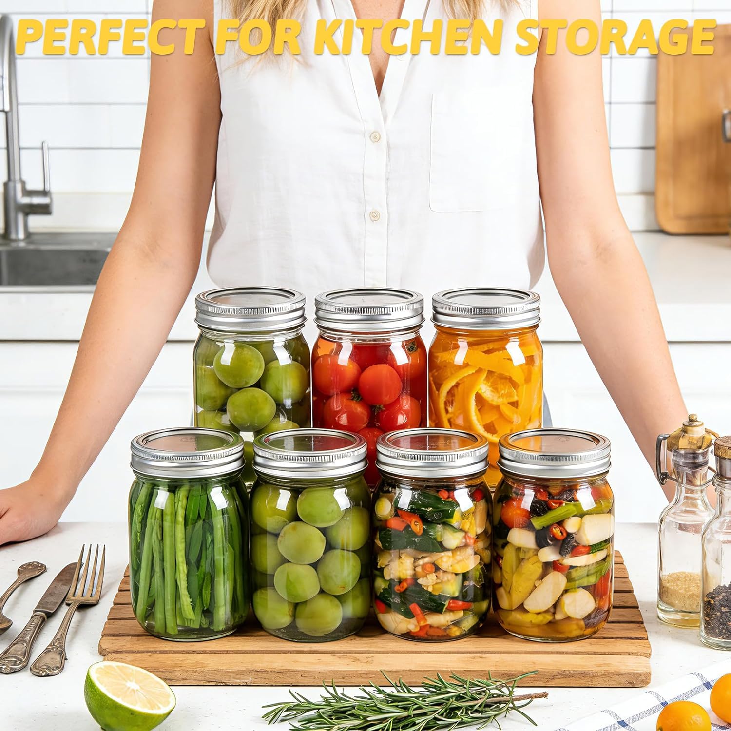 12 oz    Jars with Lids 20 Pac - Meal Prep Jars With Lids ulasan dan harga