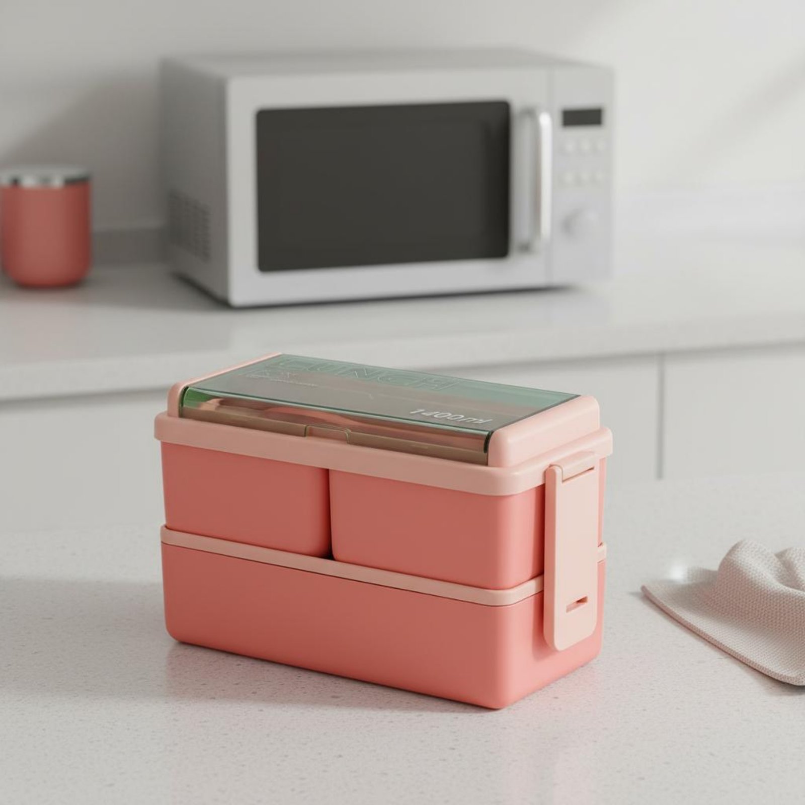Plastic Bento Lunch Box Microw - Meal Prep Japanese ulasan dan harga