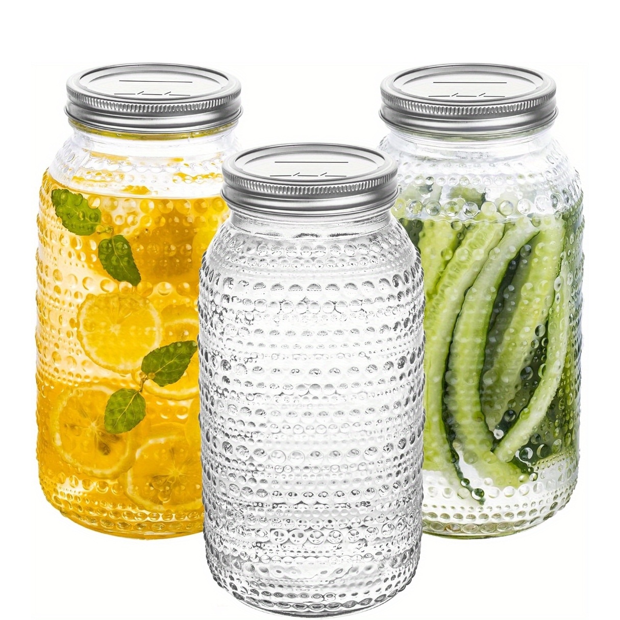 usMason Jars 64oz with Lids Wi - Meal Prep Idea ulasan dan harga