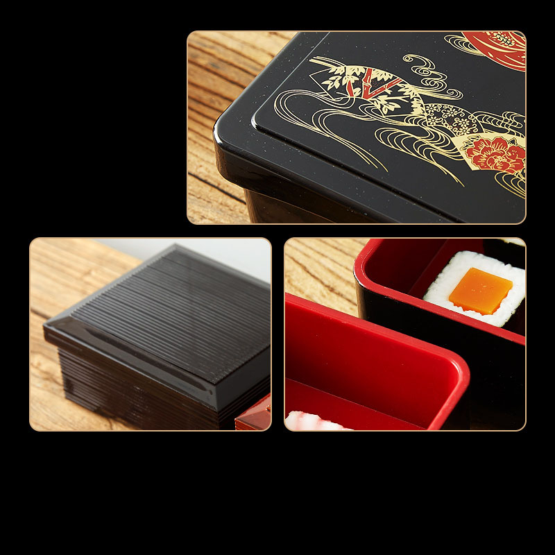 Japanese Lunch Box Sushi Box F - Meal Prep Japanese ulasan dan harga