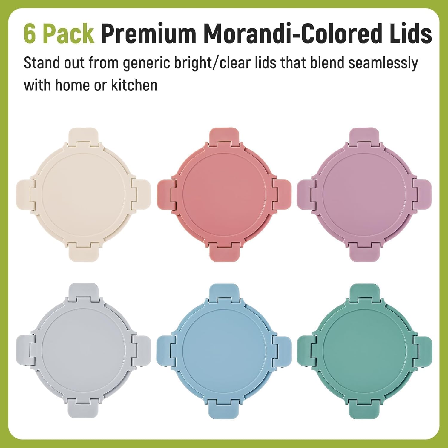 [UPGRADED LID] 6 Sets 3 Cup/24 - Meal Prep Jars With Lids ulasan dan harga