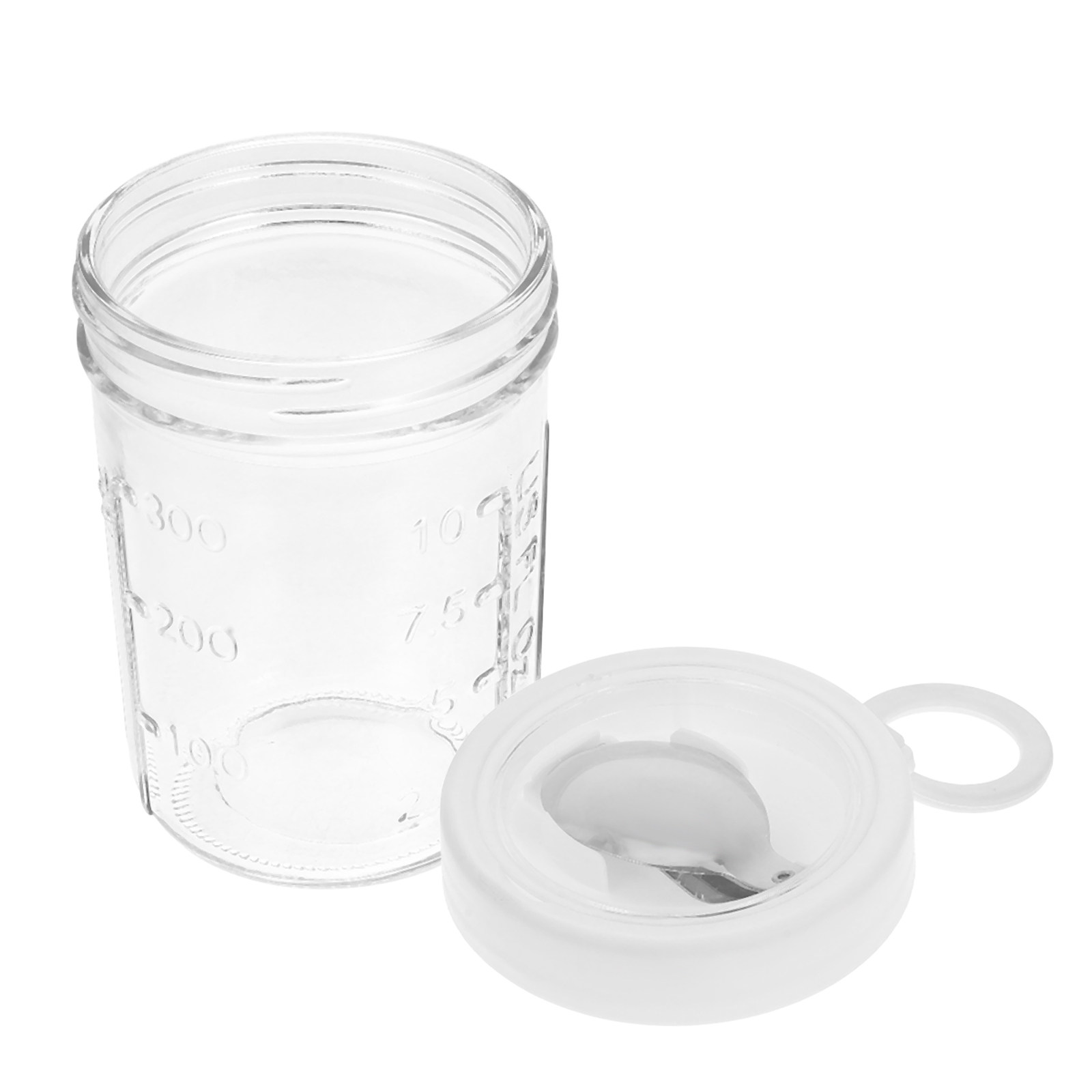 Glass Oatmeal Jar Container 35 - Meal Prep Jars With Lids ulasan dan harga