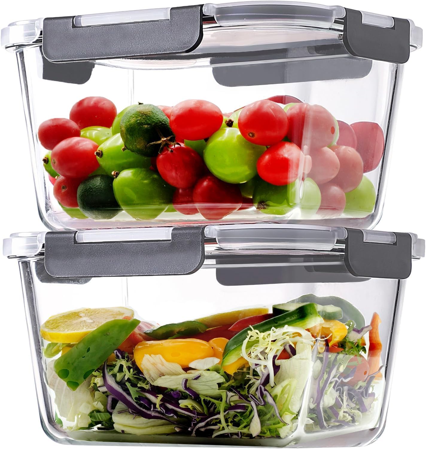 Large Glass Storage Containers - Meal Prep With Chicken ulasan dan harga