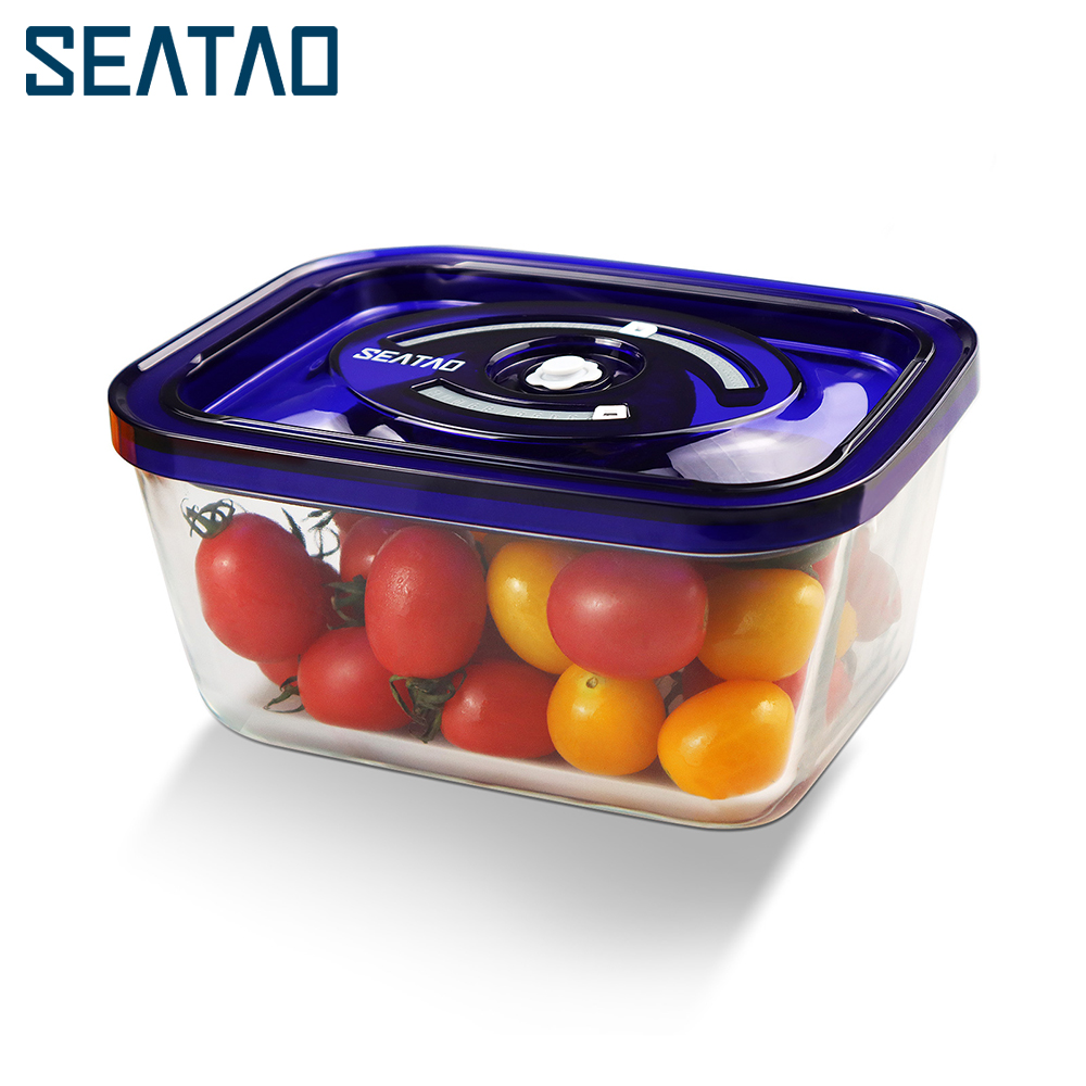 SEATAO Glass Food Storage Cont - Meal Prep Jars With Lids ulasan dan harga