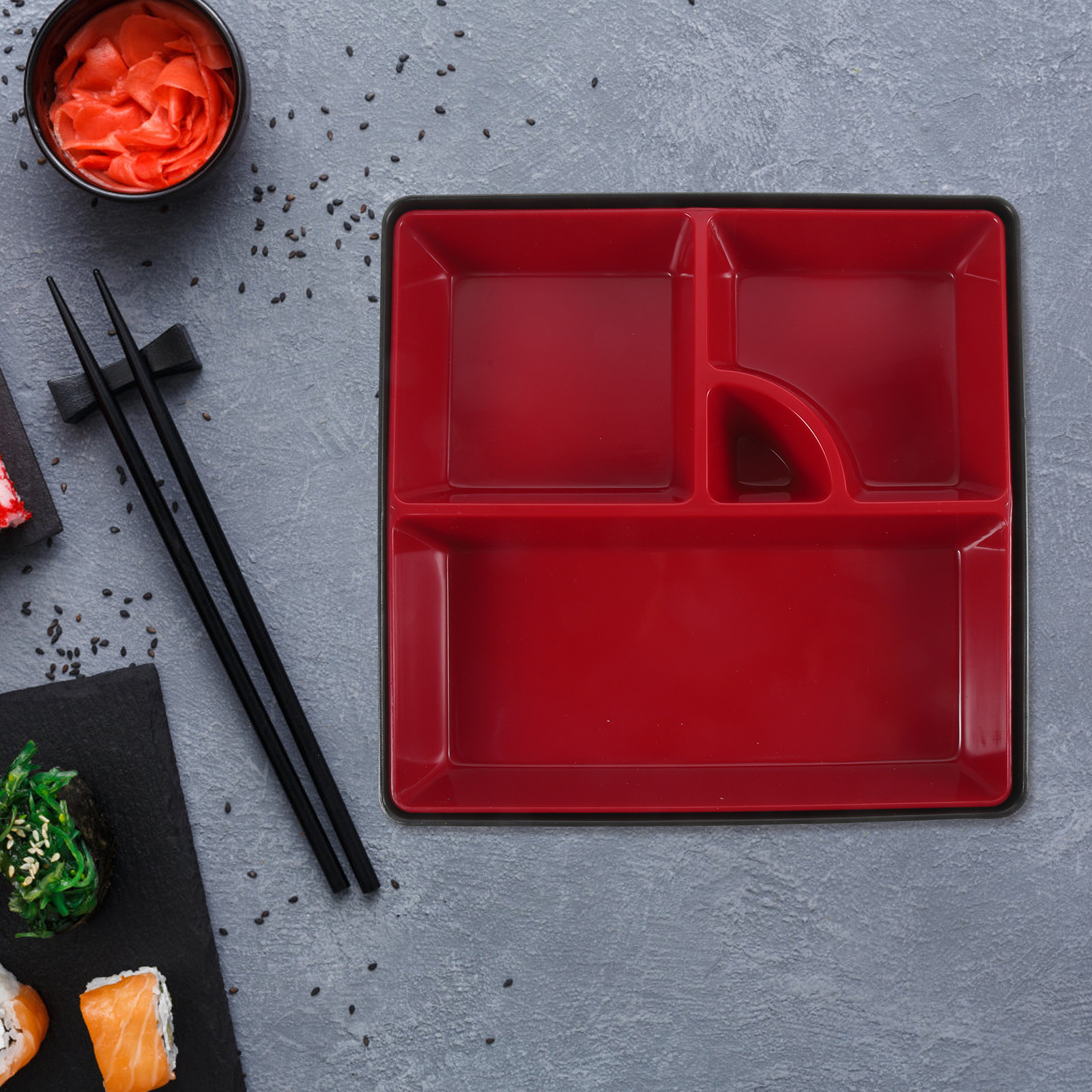 Leak Proof Sushi Bento Box Jap - Meal Prep Japanese ulasan dan harga