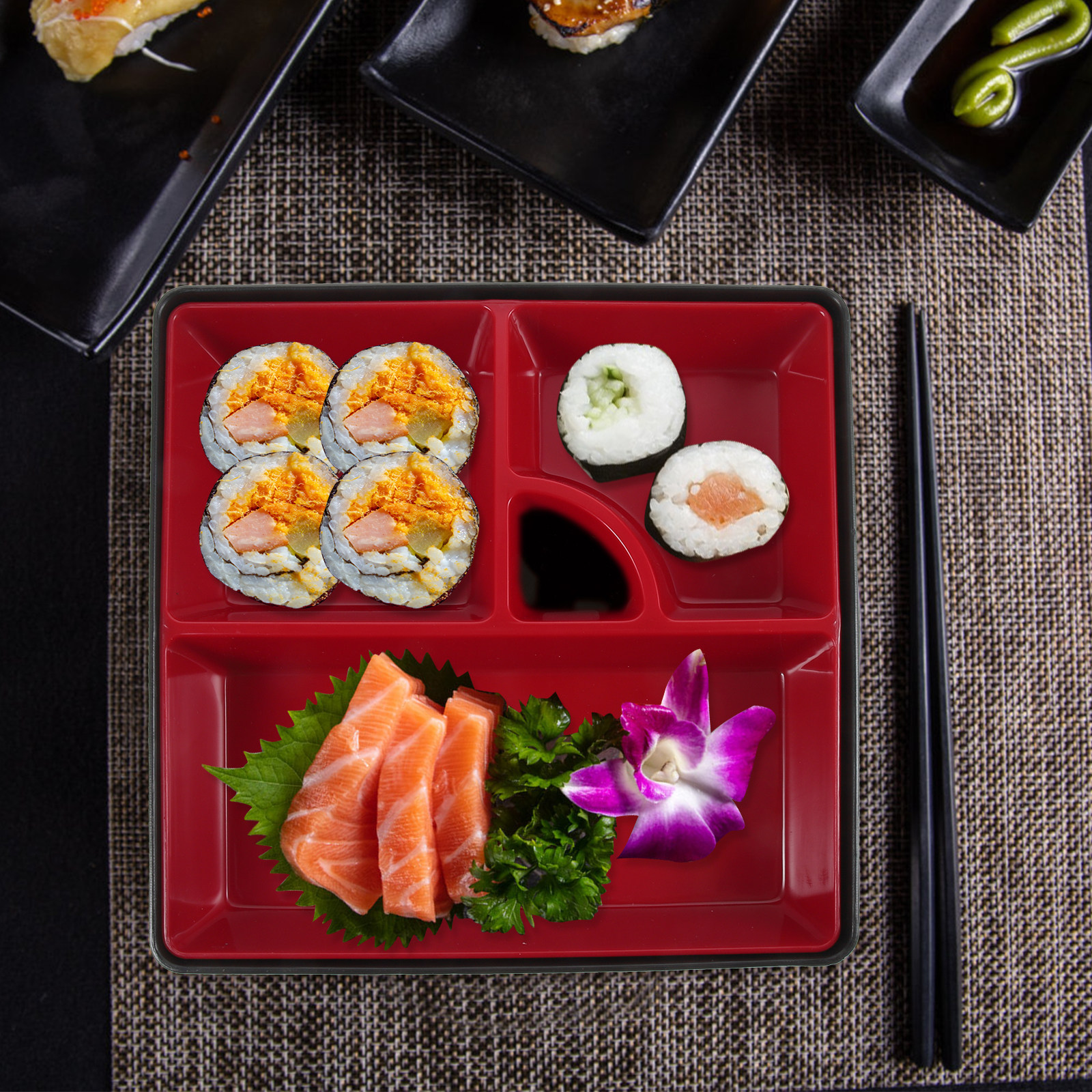 Leak Proof Sushi Bento Box Jap - Meal Prep Japanese ulasan dan harga