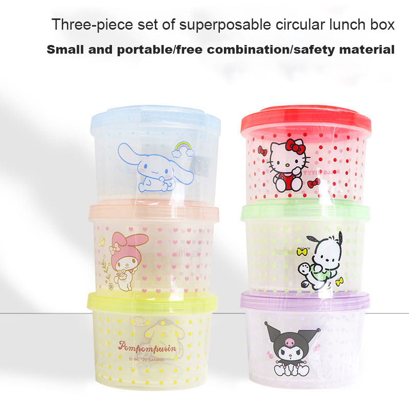 Cute Kitty Stackable Food Cont - Meal Prep Kit ulasan dan harga